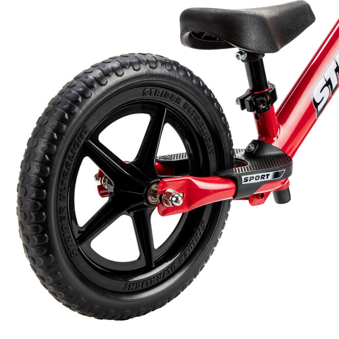 Strider 12 sport balance bike - red