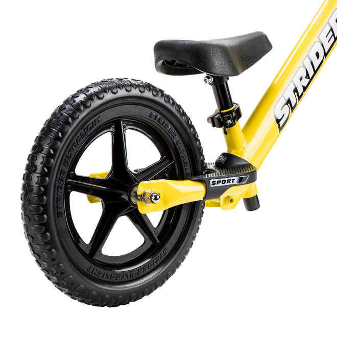 Strider 12 sport balance bike - yellow