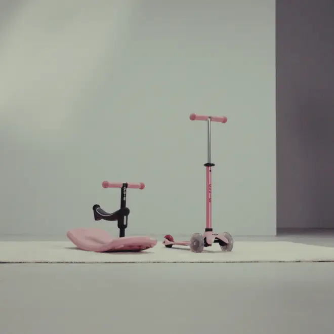 Micro Rock & Go LED Scooter - Dusty RoseDusty Rose