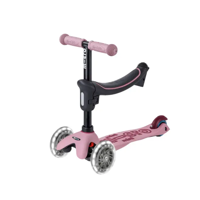 Micro Rock & Go LED Scooter - Dusty RoseDusty Rose