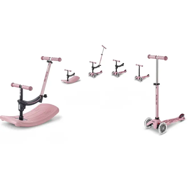 Micro Rock & Go LED Scooter - Dusty RoseDusty Rose