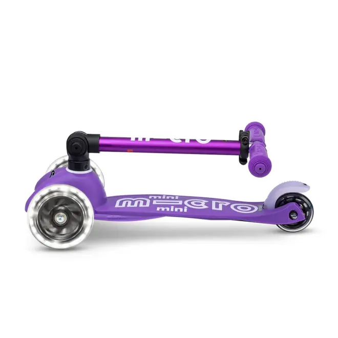 Micro Mini Foldable LED Scooter - PurplePurple