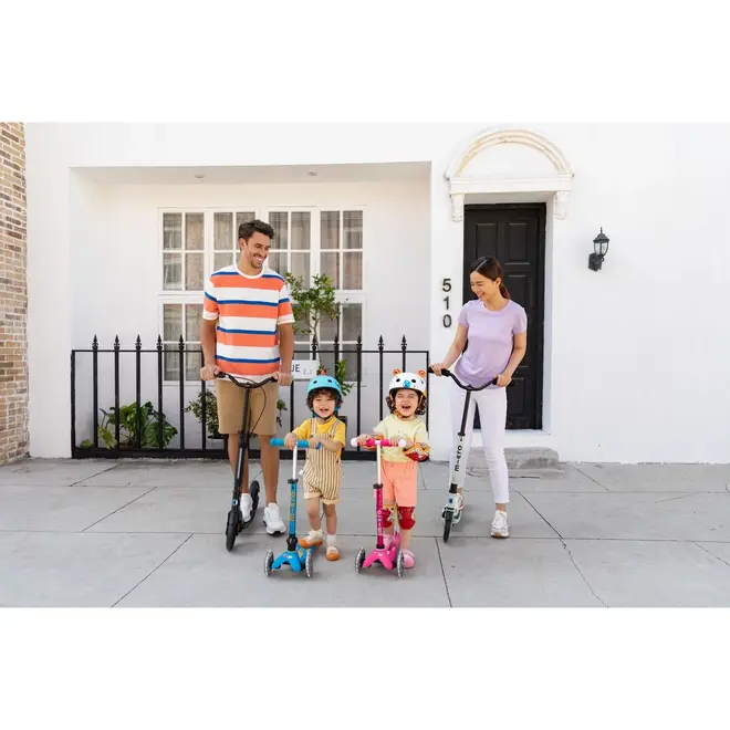 Micro Mini Foldable LED Scooter - PurplePurple