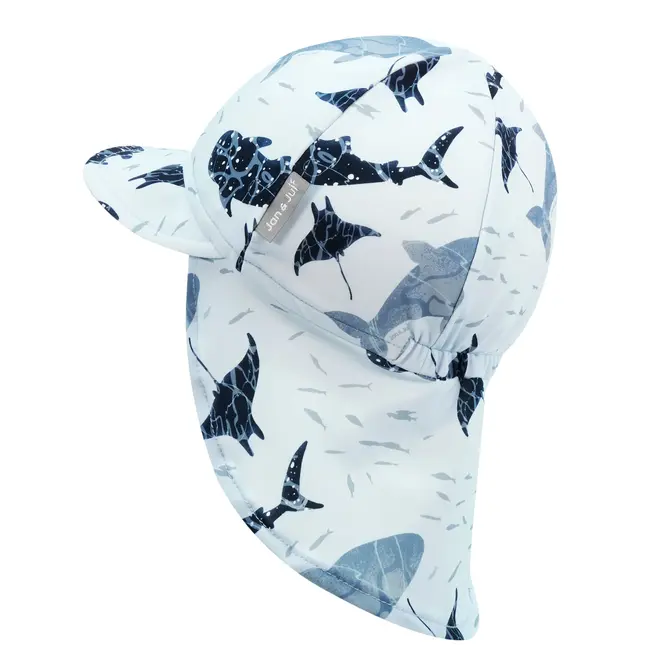 UV Baby Cap - UV Quick Dry Whale Play