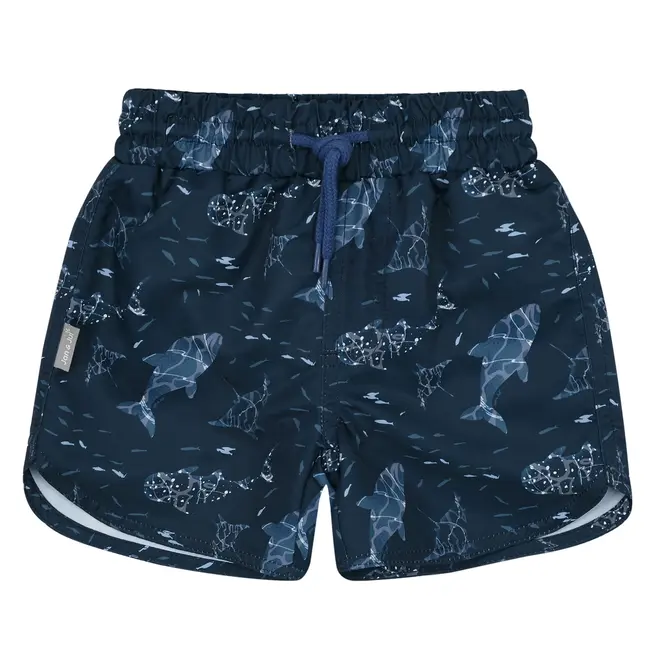Navy Whale Play | Sun & Splash UV Swim Short