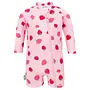 Pink Strawberry Sun & Splash 1-pc Girls' UV Jumpsuit