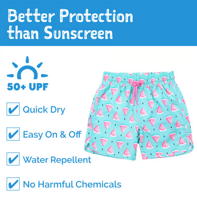 Watermelon Sun & Splash UV Swim Short