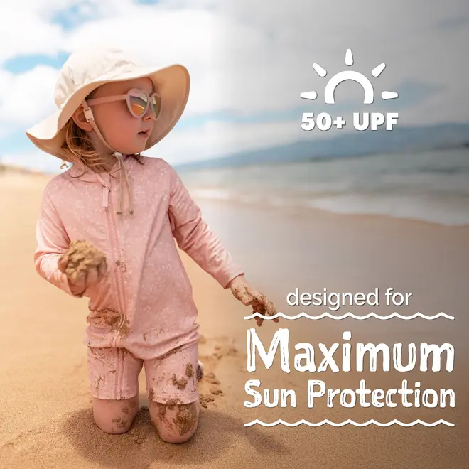 Bunny Flowers Sun & Splash 1-pc UV Jumpsuit