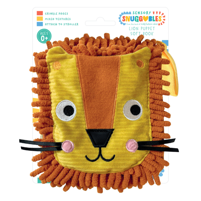 Lion Puppet Soft Book