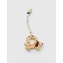 Pacifier Clip Teether Set Pretzel Dog