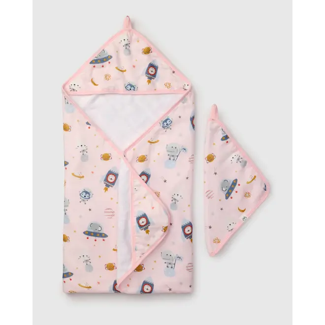Hooded Towel Set Astro Explorers