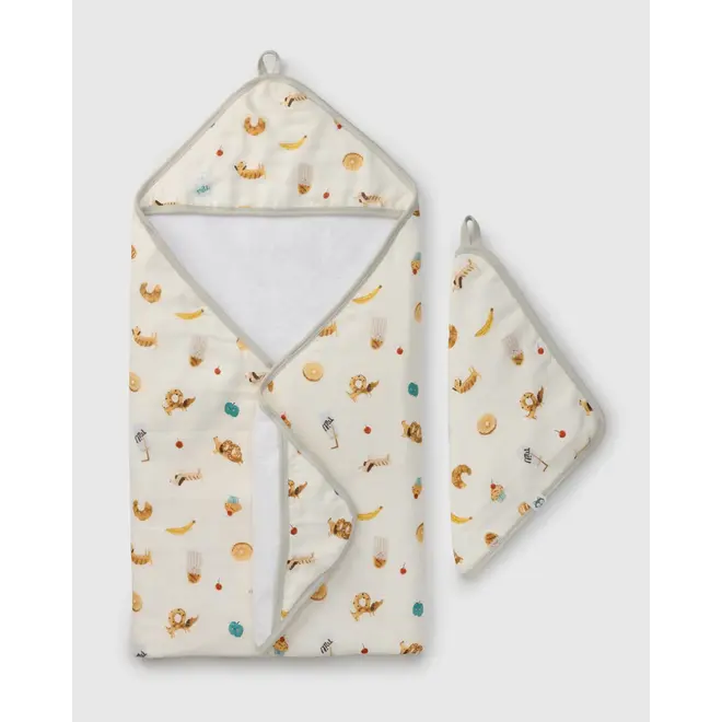 Hooded Towel Set French Breakfast
