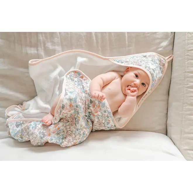 Hooded Towel Set English Garden