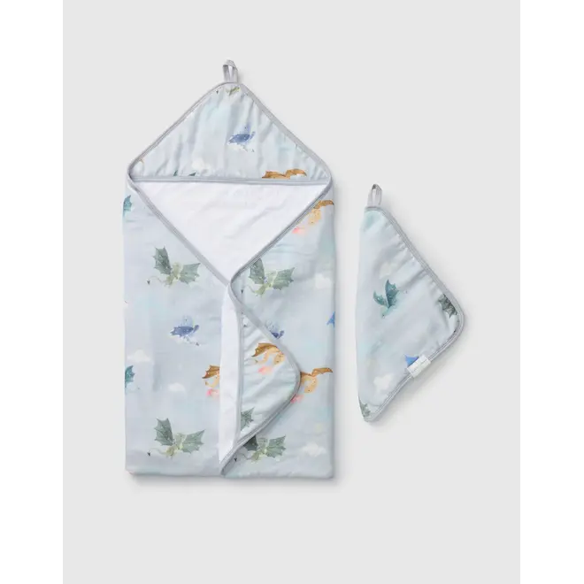 Hooded Towel Set Magical Dragons