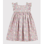 Chileren's sleeveless floral print cotton dress