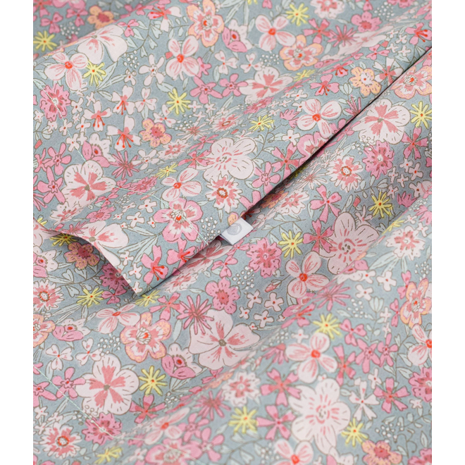 Chileren's sleeveless floral print cotton dress