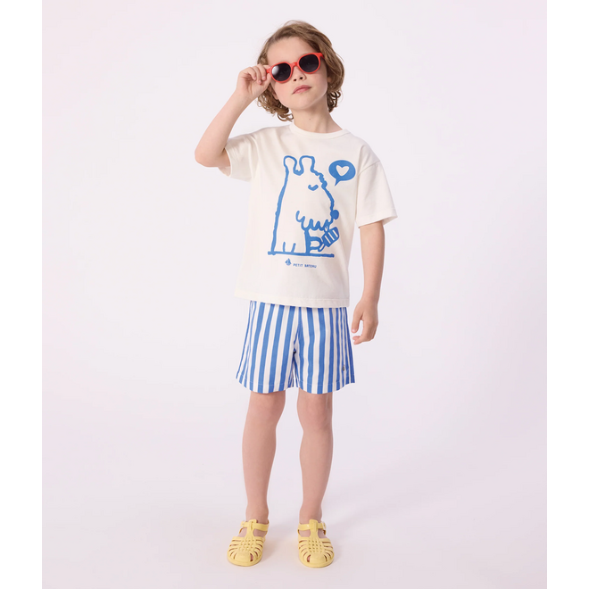 Children's short-sleeved cotton T-shirt Dog