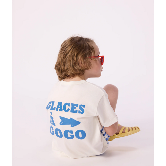 Children's short-sleeved cotton T-shirt Dog