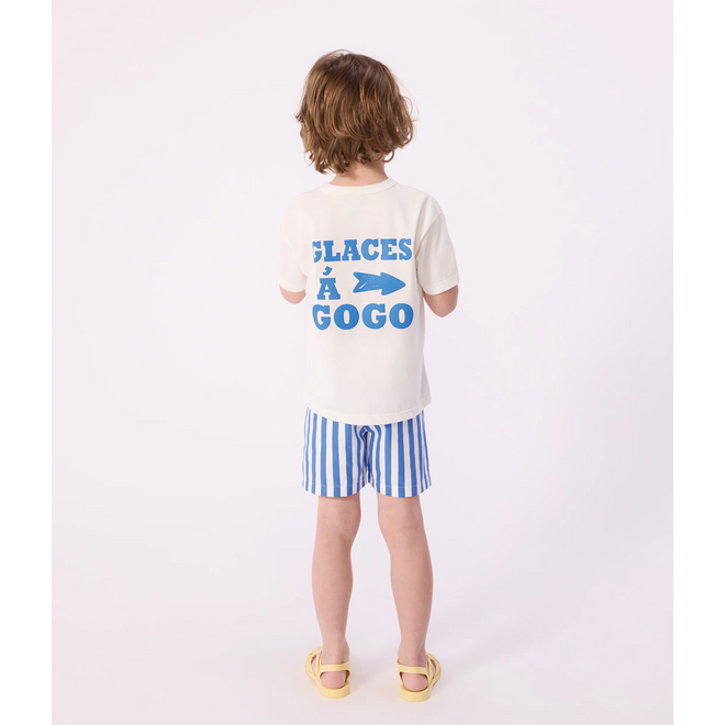 Children's short-sleeved cotton T-shirt Dog