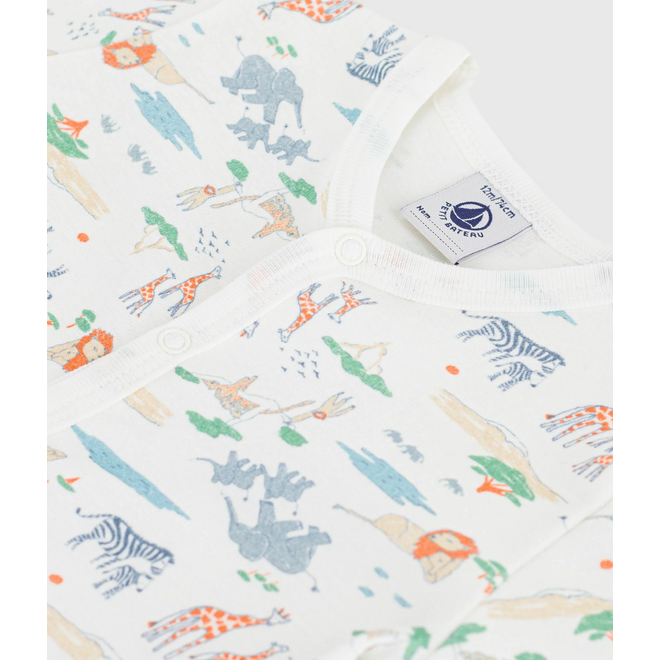 BABY BOY'S COTTON ROMPERS WILD ANIMAL