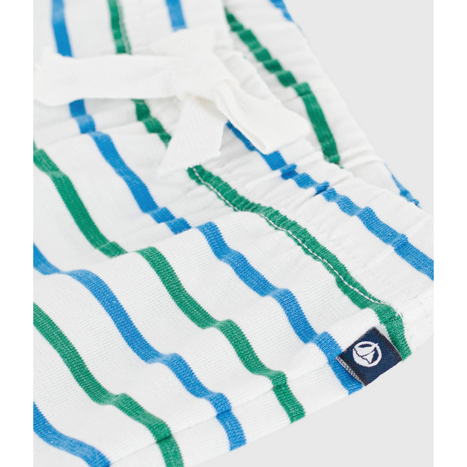 BABY BOY'S ORGANIC COTTON SHORTS IN STRIPES
