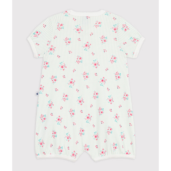 BABY GIRL'S ORGANIC COTTON ROMPERS Floral