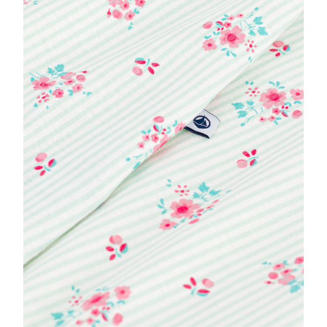 BABY GIRL'S ORGANIC COTTON ROMPERS Floral