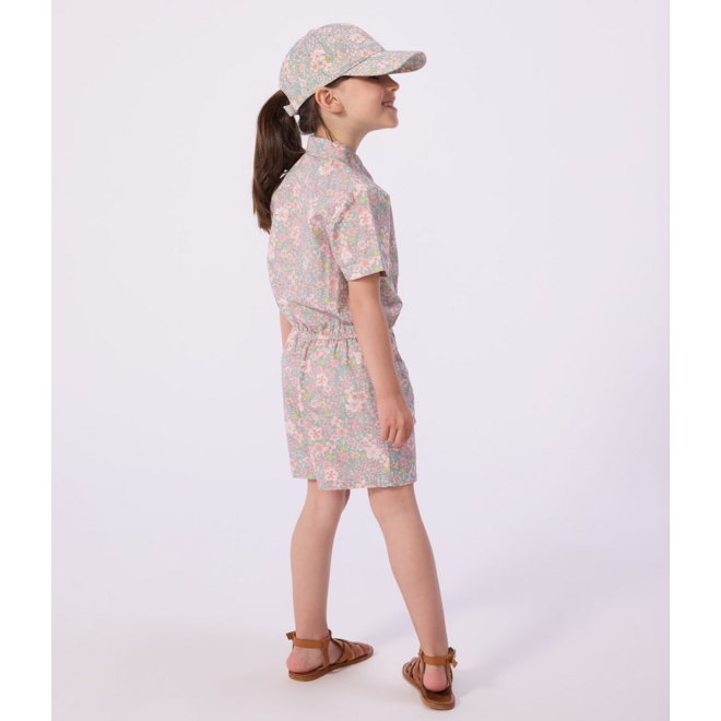 Children's short cotton jumpsuit