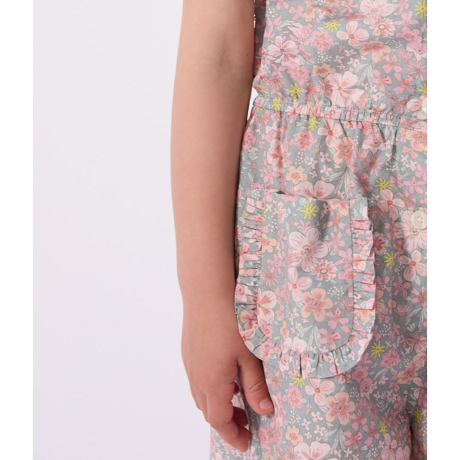 Children's short cotton jumpsuit