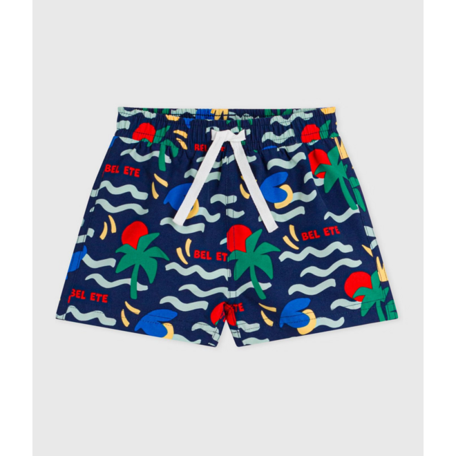 Babies' printed swim shorts Multicolor