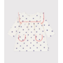 Babies' long sleeved polka dot-print cotton dress