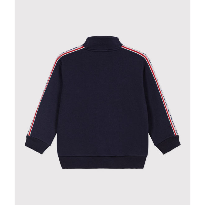 Children's zip-up cotton sweatshirt