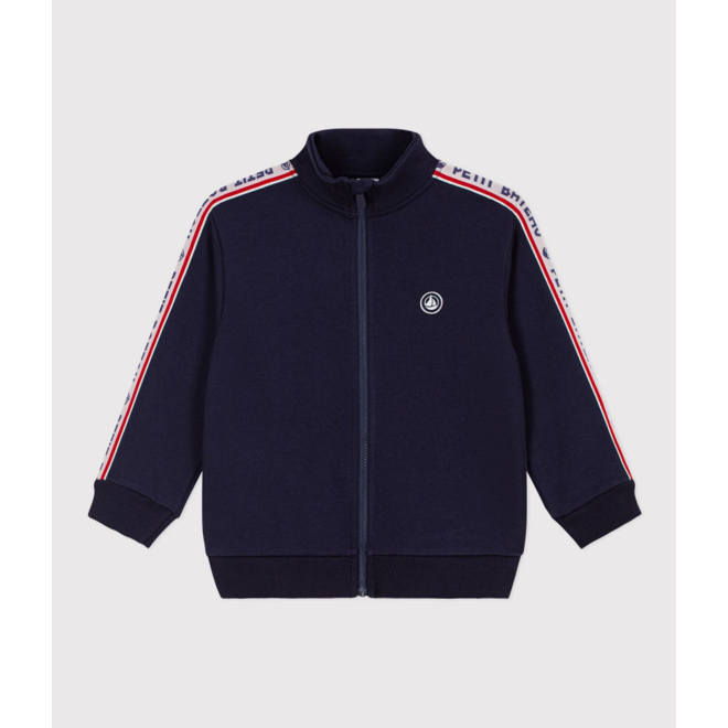 Children's zip-up cotton sweatshirt