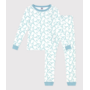 Children's very snug fitting Eiffel Tower print cotton pyjamas