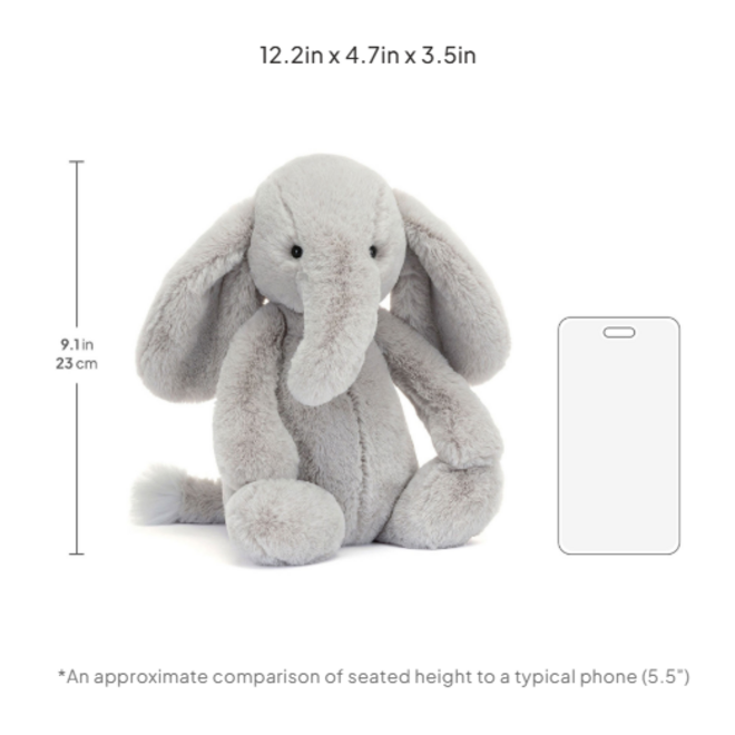 Bashful Luxe Elephant Thuddeus Original