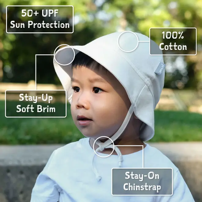 Cozy Cotton Baby Bucket Hats | Juniper Green