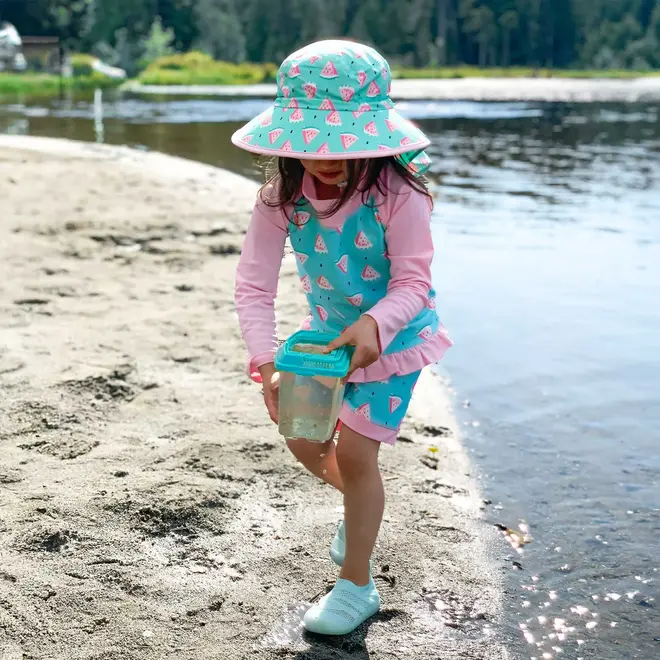 Aqua-Dry Xplorer Hat with pink trim Watermelon