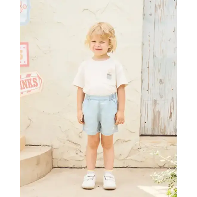 Denim Shorts Chambray Denim