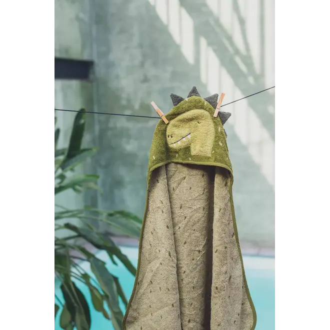 Trixie Hooded towel | 70x130cm - Mr. Dino
