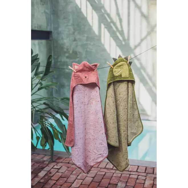 Trixie Hooded towel | 70x130cm - Mr. Dino