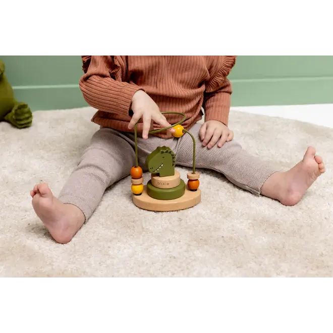 Trixie Wooden beads maze - Mr. Dino