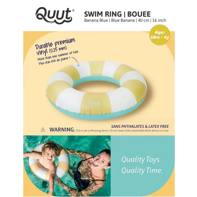 Swim Ring - Banana Blue 40cm