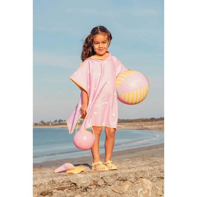 Beach / Bath Poncho Banana PINK