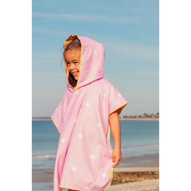 Beach / Bath Poncho Banana PINK