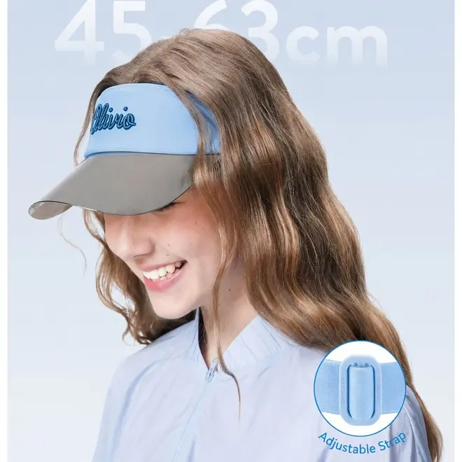UV Protection Sun Visor Hat with Shield - Breakfast Art Blueberry Jam