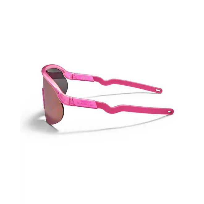 JUNIOR+ Half-Rim Sports Sunglasses Flamingo Pink