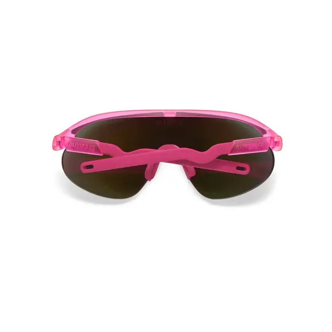 JUNIOR+ Half-Rim Sports Sunglasses Flamingo Pink
