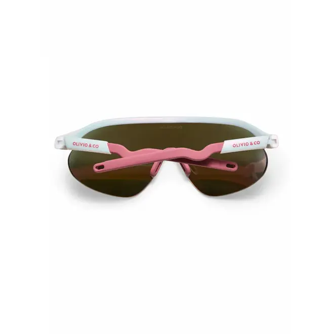 JUNIOR+ Half-Rim Sports Sunglasses Berry Mist