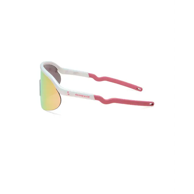 JUNIOR+ Half-Rim Sports Sunglasses Berry Mist