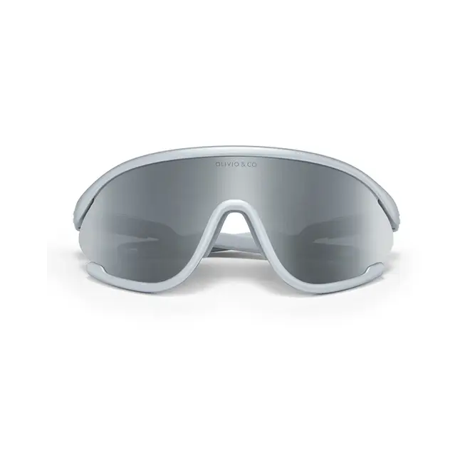 JUNIOR Full-Rim Sports Sunglasses Space Silver